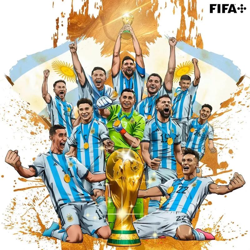 世界杯阿根廷阵容出场动画